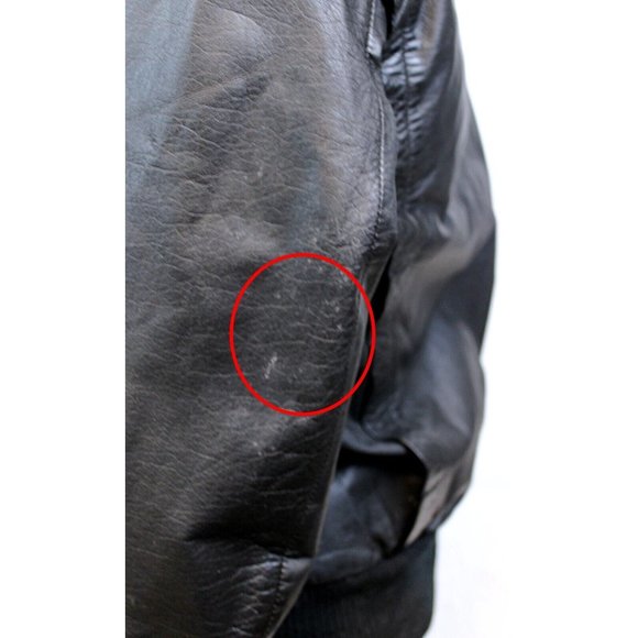 Vtg 80s Bert Paley Designer Collection Woman S Black Leather Jacket High Collar - Picture 7 of 9